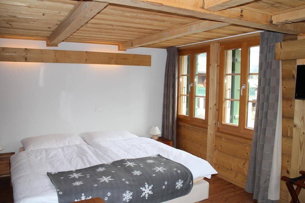 Hotel Restaurant Les Lilas Les Diablerets Exterior foto